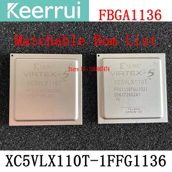 1 бр. напълно нови оригинални XC5VLX110T-1FFG1136I XC5VLX110T-1FFG1136C FPBGA-1136 интегрирани на чип Чип Микрокомпютър