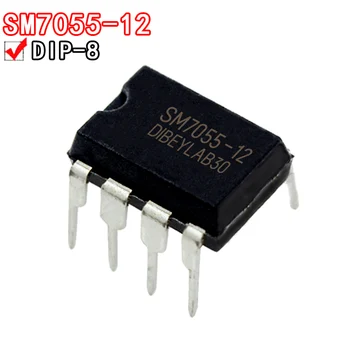 10ШТ SM7055 SM7055-12 DIP8 Вграден 8-пинов чип-управление на мощността на индукционна печка