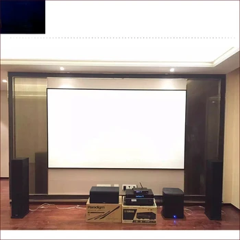 120-инчов екран проекция XYScreens 4K с гъвкава бяла фиксирани панела ZHK100B-WF1 Pro