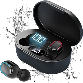 2023 E7S TWS Безжични Bluetooth Слушалки с Докосване 9DStereo Слушалки с Микрофон Спортни Слушалки Водоустойчиви Слушалки С led Дисплей