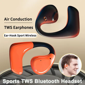 2023 Нова Концепция ows един Безжични Слушалки с въздушна проводимост Bluetooth 5.3, Ухото на куката, слушалки, Hi-Fi, Спортна слушалките с шумопотискане