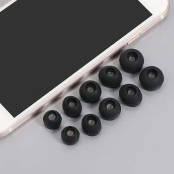5 чифта силиконови амбушюр за слушалки, съвместими с IE800, Калъф за слушалки, съвместими с Bluetooth