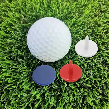 50 БР Маркер за топки за голф 18 мм, Различни Цветове