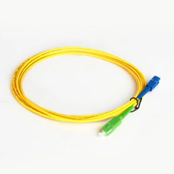 50 БР. Скок SC UPC ДО SC APC един режим оптичен Пач кабел 3,0 мм, PVC G657A SM FTTH Оптичен кабел 1 М/2 М/3 М