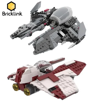Bricklink Movie Star Космически кораб Ета-2 Actis Клас Изтребител MOC Starfighters Комплекти Строителни Блокове на Детски Играчки Коледен Подарък