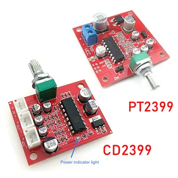 CD2399 PT2399 Микрофон Реверберационная Плоча Реверберационная такса Без Функционален модул предусилителя DC5-15V 6-15V