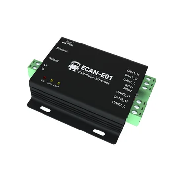 ECAN-E01 CAN2.0 До Modbus TCP CANBUS КЪМ RJ45 Ethernet Конвертор на данни 2-Лентов Прозрачна Прехвърляне на Облак Предаване