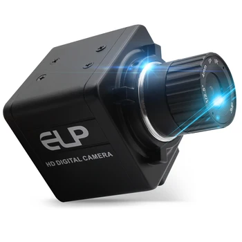 ELP 1MP Обектив 4 мм Високоскоростен уеб-камера с 60 кадъра в секунда с глобалното затвор 720P Монохромен черно-бяла USB-камера, Aptina AR0144 за компютър PC
