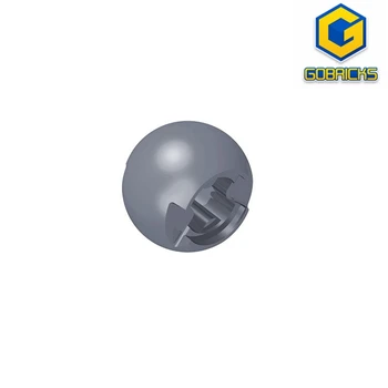 Gobricks GDS-1056 Технически сферични с преминаващ отвор за ос, съвместими с lego 53585, Образователни строителни блокове на 
