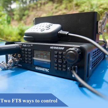 GUOHETEC PMR-171 Мобилно радио 100 khz-2 Ghz 20 W Военно Радио PMR171 СПТ Предавател VHF UHF HF CW, AM SW