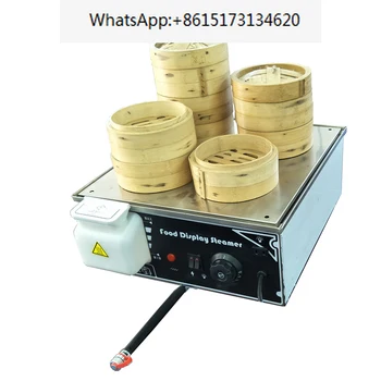 KA500D-4 Мини Електрическа Китайската двойна котела за Приготвяне на Хляб, Храни двойна котела от Неръждаема стомана с 4 изхода двойка Оборудване за закусвалня