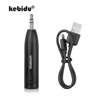 Kebidu 3,5 мм Bluetooth 5,0 AUX Безжичен Аудиоприемник Адаптер за Стерео Музикален MP3 Плеър, Модул За Слушалки Автоматично Говорител