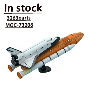 MOC-73206 Нов Модернизиран Танк и Ракета-носител Мащаб 1/70 Монтаж на Тухлена Модел 3263 резервни Части Авиационна Ракета е Детска Играчка, Подарък за Рожден Ден