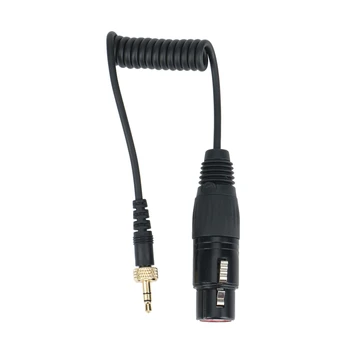 Saramonic Вид фиксиране 3,5 мм -3,5 мм TRS-XLR Женски микрофон изход Универсален аудио кабел за безжични приемници