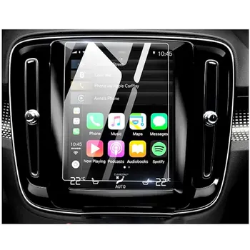 Автомобилен GPS навигационен екран от закалено стъкло, защитно фолио, Вътрешна стикер за Volvo XC60 XC90 XC40 S90 S40, S60 V60 V90 2015-2021