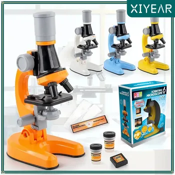 Адаптер за микроскоп, Увеличение на Микроскопа, Лабораторни led 800-кратно Биологичен микроскоп за научен експеримент, Комплект Аксесоари за микроскоп