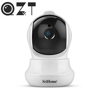 Безжична IP камера QZT, Wi-Fi, мини камера за кучета, камера за наблюдение на домашни любимци, следи бебето за Нощно виждане, Умна домашна камера за сигурност 1080P