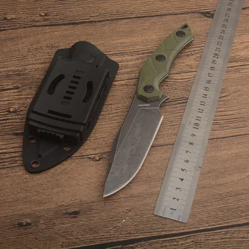 Висококачествено Фиксирано Острие 8CR13MOV, джобен нож за Къмпинг, Ловен Нож за оцеляване, Инструмент за самозащита, Преносими Ножове EDC Tools