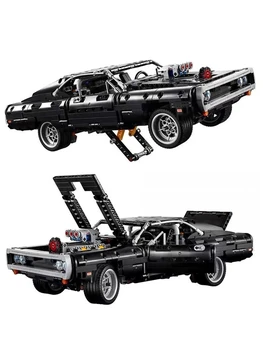 Високотехнологичен Автомобил Серия Фод Dodged Charger 42111 Модел Строителни Блокове Super Car MOC Led Light Kit Тухли Играчки За Момчета и Деца