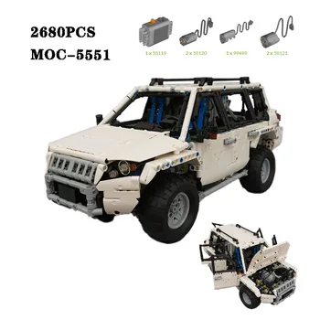 Градивен елемент на MOC-5551 Супер камион 2680 бр. Висока Сложност на снаждане на детайли модели, играчки за възрастни и деца, строителни блокове, подаръци