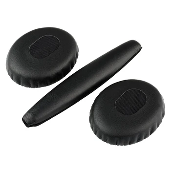 Двойка черни амбушюр с облегалката за глава за слушалки Bose QC3 Quiet Comfort 3