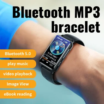 Диктофон Bluetooth 5.0 8-64GB Espia Watch HD Шумоподавляющая дръжка за запис на Mp3-плейър Възпроизвеждане на видео аудиомагнитофон гривна