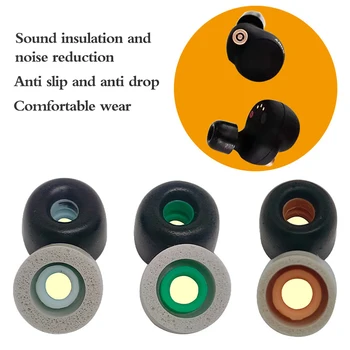 Защитни ушите Антиалергичен тапи за уши за Безжични слушалки WF-1000XM4 WF-1000XM3 Bluetooth, Memory Памук Ръкав-Gag за уши