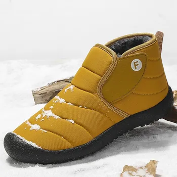 Зимна мода, модни индивидуални снегоходки, памучен обувки, ежедневни обувки за двойки, модерни обувки