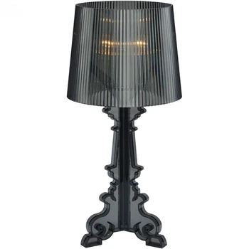 Италиански Дизайн на Настолни лампи Kartell Bourgie Акрилни led настолни лампи E14 Art Decor Домашно Студио, Хол Спалня Офис Кабинет Бар