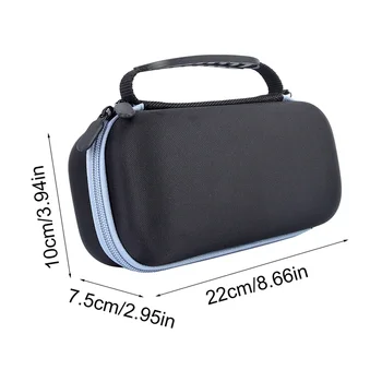 Калъф за носене високоговорител, за да Bo-Se SoundLink Flex с твърда защитна обвивка от ЕВА, водоустойчива чанта за съхранение (в синьо)