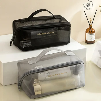 Козметична Окото чанта с Голям Размер, Преносима чанта за съхранение на тоалетни принадлежности, Многофункционална чанта за миене на баня, държач за козметични аксесоари, калъф