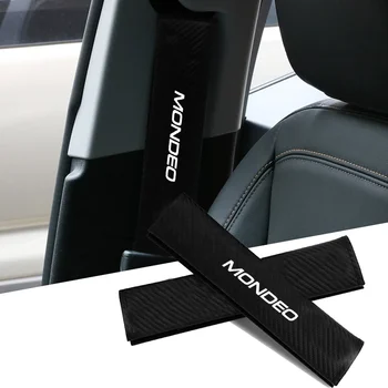 Колан от въглеродни влакна, на Раменната калъф за колан за сигурност, предпазна подложка за автомобилна колан на автомобила Ford Mondeo mk3 mk4 mk5, Автомобилни Аксесоари