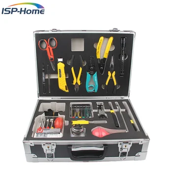 Комплект от 19 теми, набор от инструменти за изграждане на оптичен кабел Ffiber, набор от инструменти за влакна, IH-5700