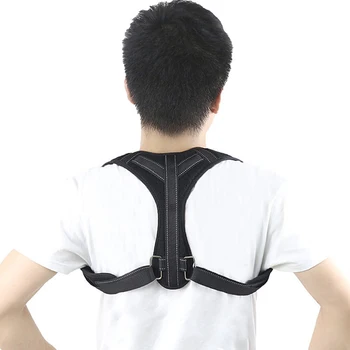 Коректор на стойката на тялото, за мъже и жени, Преси за горната част на гърба с регулируема дишаща подкрепа бр