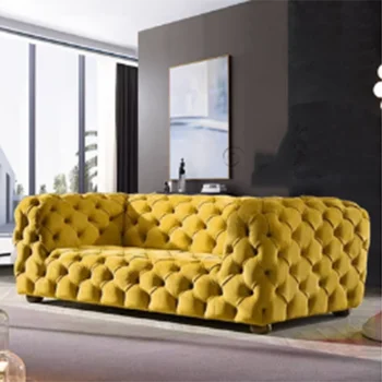 Луксозен Подлакътник на мека мебел за Дневна Модерен Европейски Диван Удобен За Четене s Para El Hogar Furniture ZY50SF