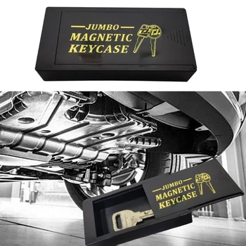 Магнитен Държач за автомобилни ключове ABS Материал, Магнитна кутия за съхранение на ключове, джоб за ключове, подходящ за домашна и Офис употреба при пътуване