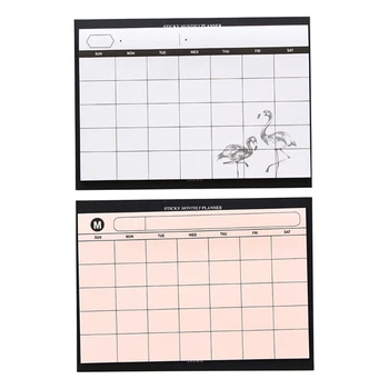 Месечен бележник за планиране, безкраен календар, настолни бележници, актуализирана на бележник за планиране