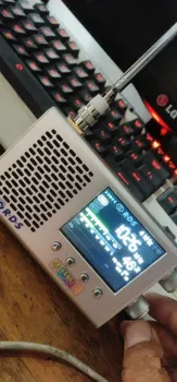 Мини 2,4-инчов радио TEF6686 с пълна гама от FM/MW/къси вълни HF/LW + Батерия с капацитет 5000 mah + Метален корпус + Говорител + Антена