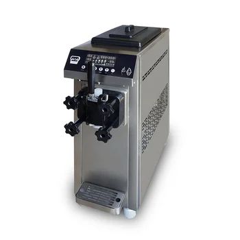 Мини машина за производство на мек сладолед 220 v/50 Hz, 220 v/60 Hz, С една тупалка, с 1 вкус, Wt/8613824555378