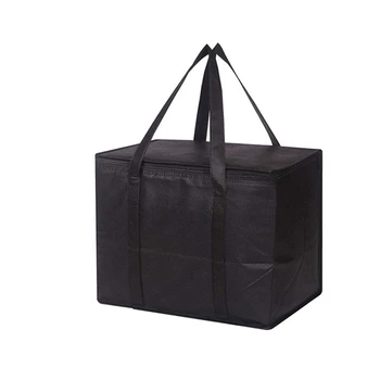 Нетъкан Дълъг Преносим изолационен чанта от алуминиево фолио, Сменяеми Аксесоари, авто Пакет за съхранение на лед, чанта за обяд
