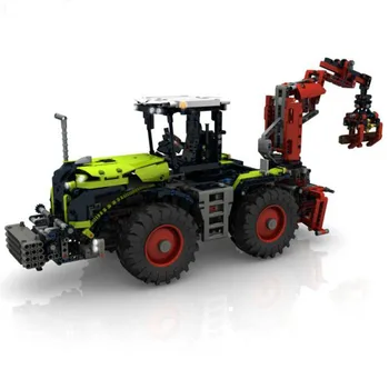 Нов 2047 БР. MOC Ферма RC CLAAS XERION 5000 TRAC VC Трактор кран САМ творчески идеи е Детска играчка, подарък Технологични Блокове MOC-42054