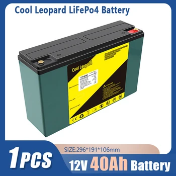 Нова батерия LiFePO4 12,8 На 40 ah за детски скутери, подмяна на лодка двигател, Акумулаторна литиево-железофосфатная батерия 12