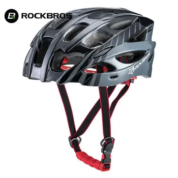 Официален каска Rockbros, цельнолитый от стиропор, Добра защита, дишащи очила, лещи, ултра-леки велосипедни каски МТБ