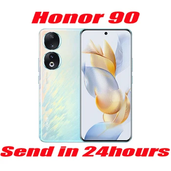 Официален оригинален мобилен телефон Honor 90 5G 6,7 инча 120 Hz OLED По-Мощен Snapdragon 7gb 1 5000 ма 66 W Суперзарядная помещение 200 Mp NFC