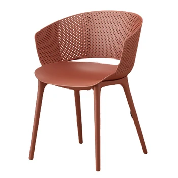 Пластмасови Трапезни Столове за тераса Модерен, Удобен Ергономичен Дизайн шезлонг За спални Подвижни Столове за масата за Хранене