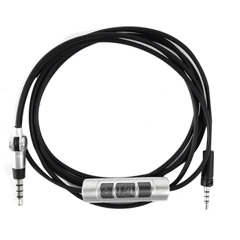 Преносимото аудио кабел за слушалки MOMENTUM, кабел, Bluetooth, конектор за свързване на слушалки, аудио кабел с дистанционно управление микрофон-черен