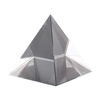 Призма от оптично стъкло пирамида с височина 40 мм, правоъгълна право Подходящи за учебни експерименти
