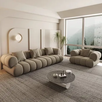 Разтегателен, творчески дивани с дневен и спален кът място, Луксозен пол, минималистичен Външен диван, релаксиращ кът, Зимна мека мебел, мека мебел WXH30XP