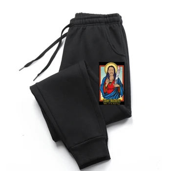 Свети Мачетт Исус Джейн Нийл Бъди Косата Хидра Череп Забавни Мъжки панталони Католицизъм панталони за мъжете s мъжки Harajuku Стръмен мъжки бкп