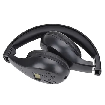 Слушалки Компютърни безжични слушалки за бягане Джобно FM Стерео радио Цифров персонален пластмасов корпус